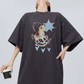 Trojan Print Oversized T-Shirt Dress FER0304