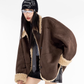 Stand Collar Mouton Coat ICM0106