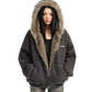 Inner Fur Thin Stripe Zip Hoodie BGS0032