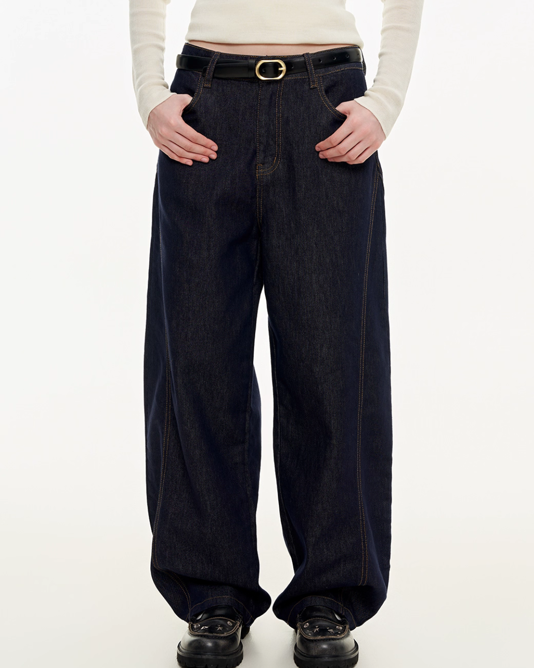 Wide Denim Pants MDB0007