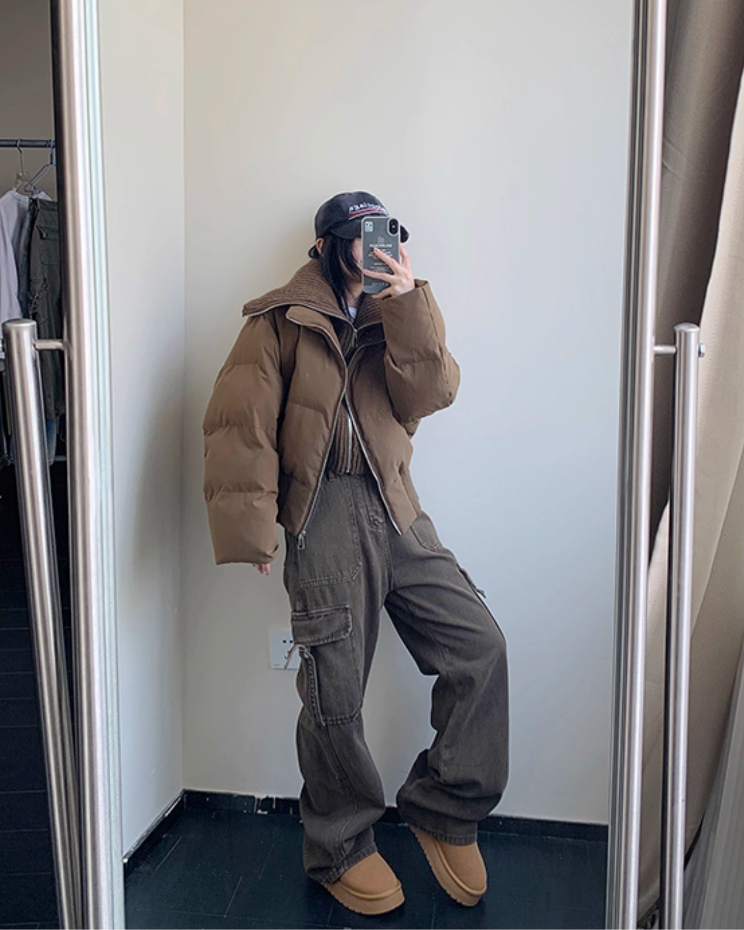 Boa Collar Down Jacket YLS0986