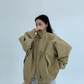 Double Zipper Stand Collar Jacket YLS0933