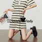 Striped Color Polo Dress LLA0204