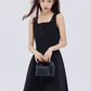 Square-Neck Wide Strap Dress SHN0009