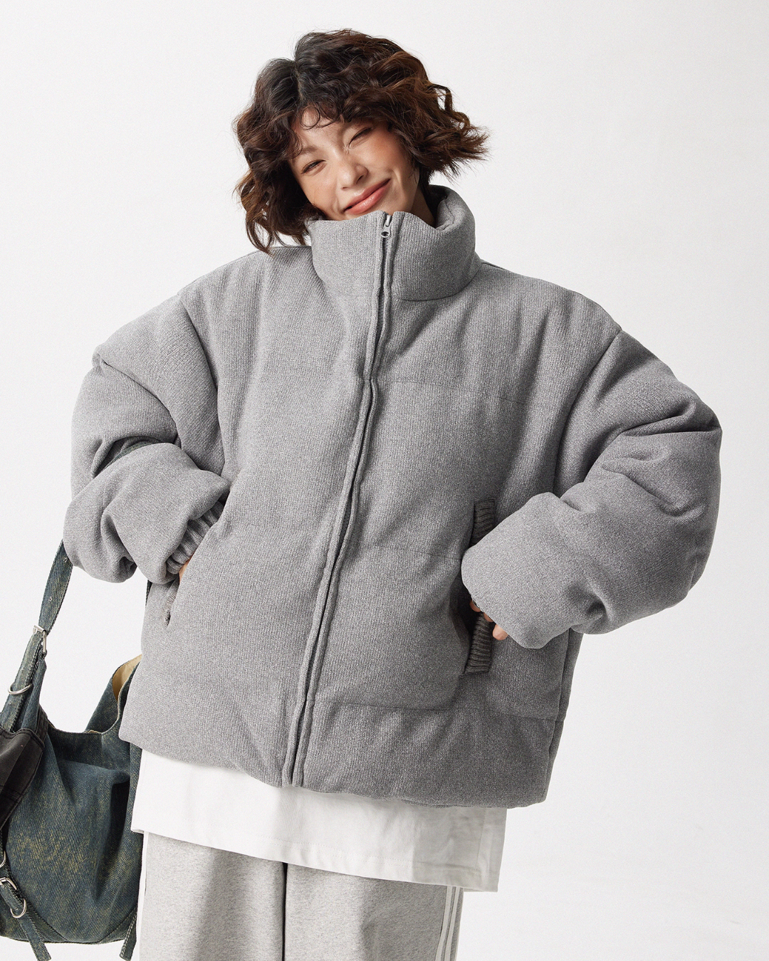 Stand Collar Down Jacket HGX0035