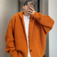 Loose-Gauge Hooded Rib Knit Cardigan DAZ0011