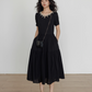 Round Neck Linen Long Dress VAS0132