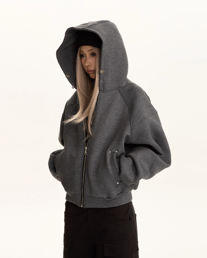 Loose Zip Hoodie VAT0006