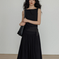 Sleeveless Belt Long Dress VAS0112