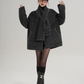 Scarf Mid-Length Wool Coat SRS0383