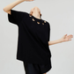 Heart Cutout Short Sleeve T-Shirt FER0316