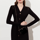 Gold Button Tight Mini Dress DPY0073