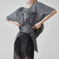 Race Ribbon Oversize T-shirt FER0152