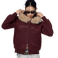 Fur Hood Zip Hoodie ICM0093