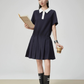 Pleated Cleric Polo Dress FER0207