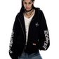 Waffle Knit Hoodie Zip-up Jacket ZTS0016