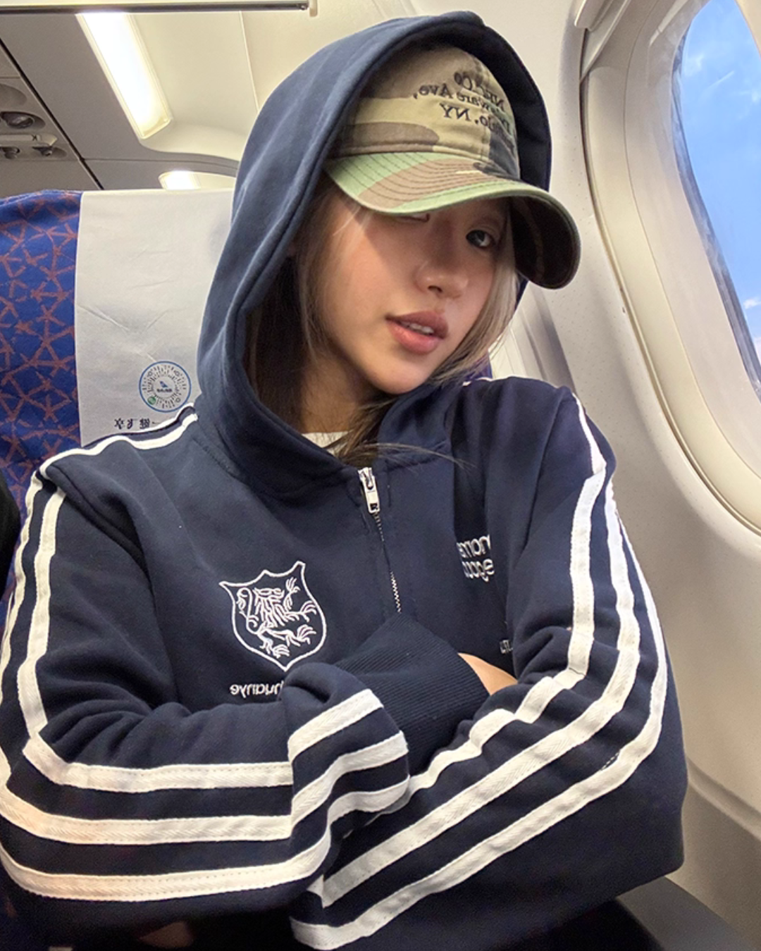 Sideline Cropped Zip Hoodie CYE0030