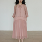 Feminine Tiered Long Dress VAS0197