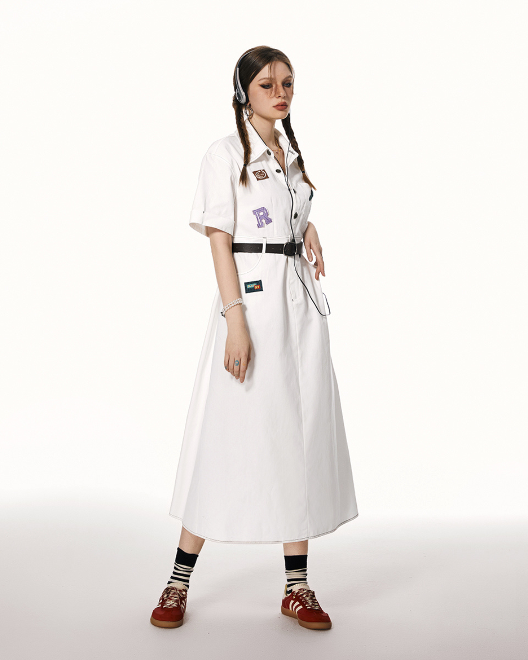 American Preppy Shirt Dress IMO0059