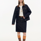 Trapezoid Denim Skirt MDB0008