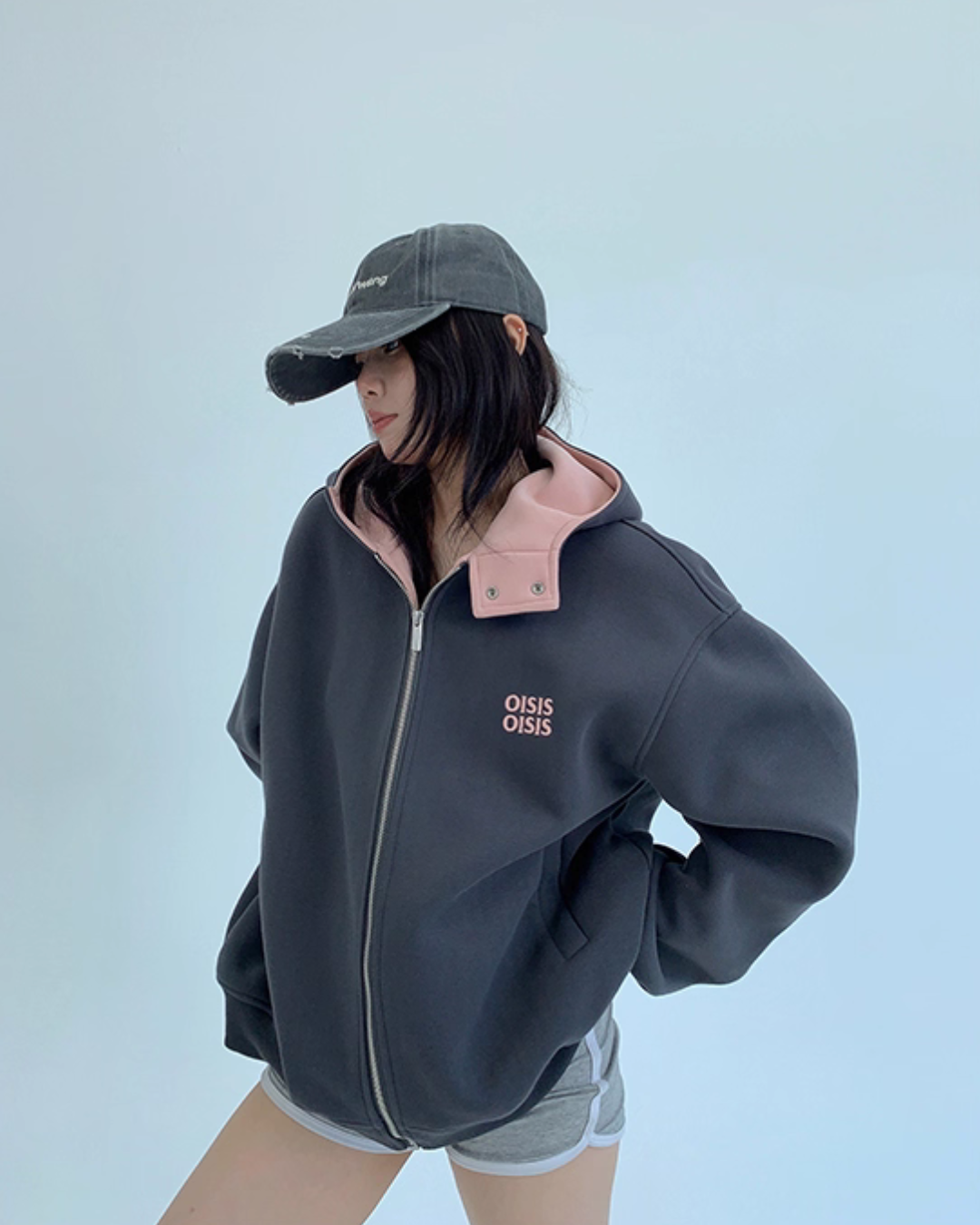 Stand Collar Sweat Jacket YLS0886