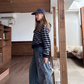 Border Zip-Up Hoodie CYE0045