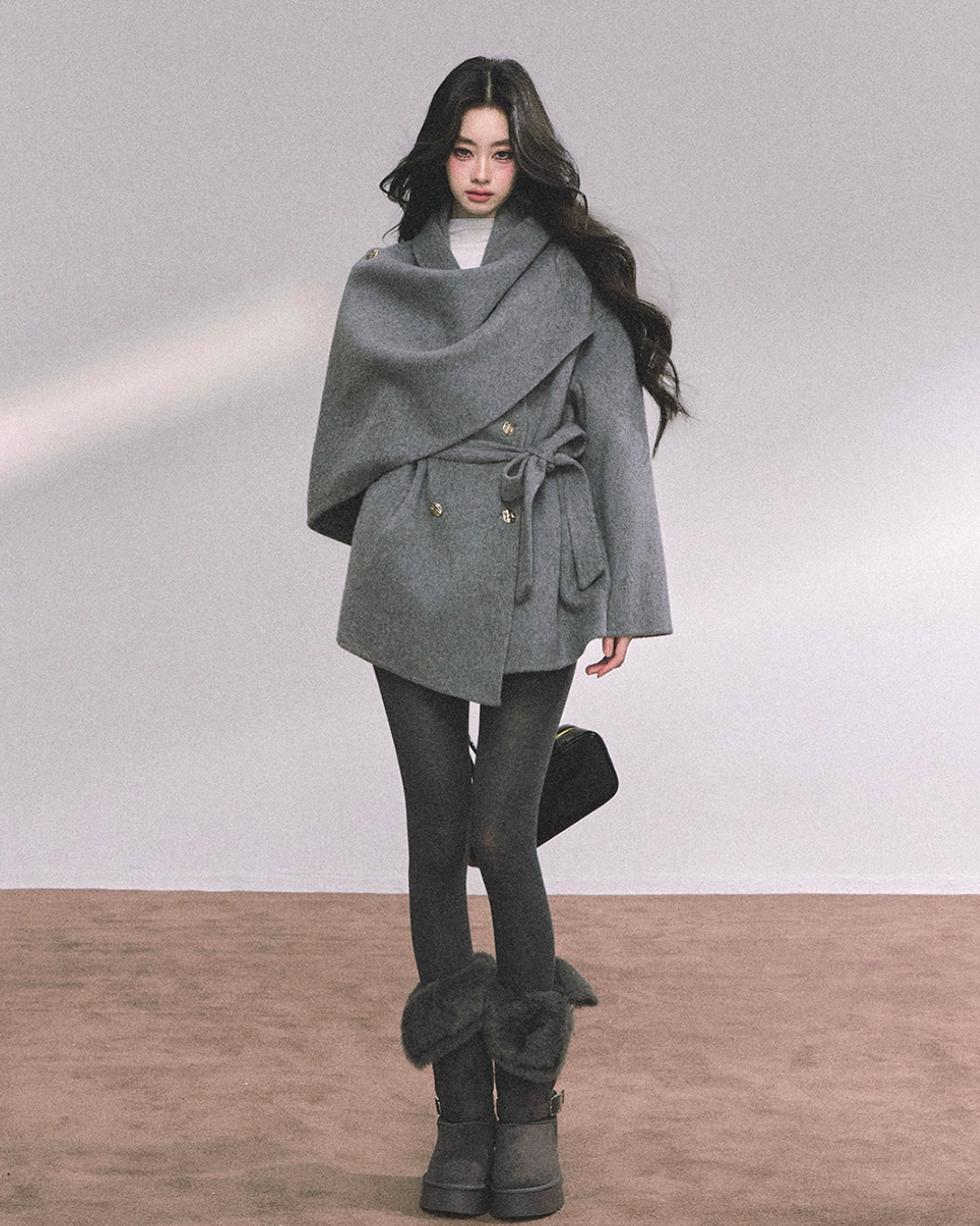 Cape Wool Short Coat LAS0046