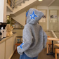 Star Hoodie Knit Jacket CYE0094