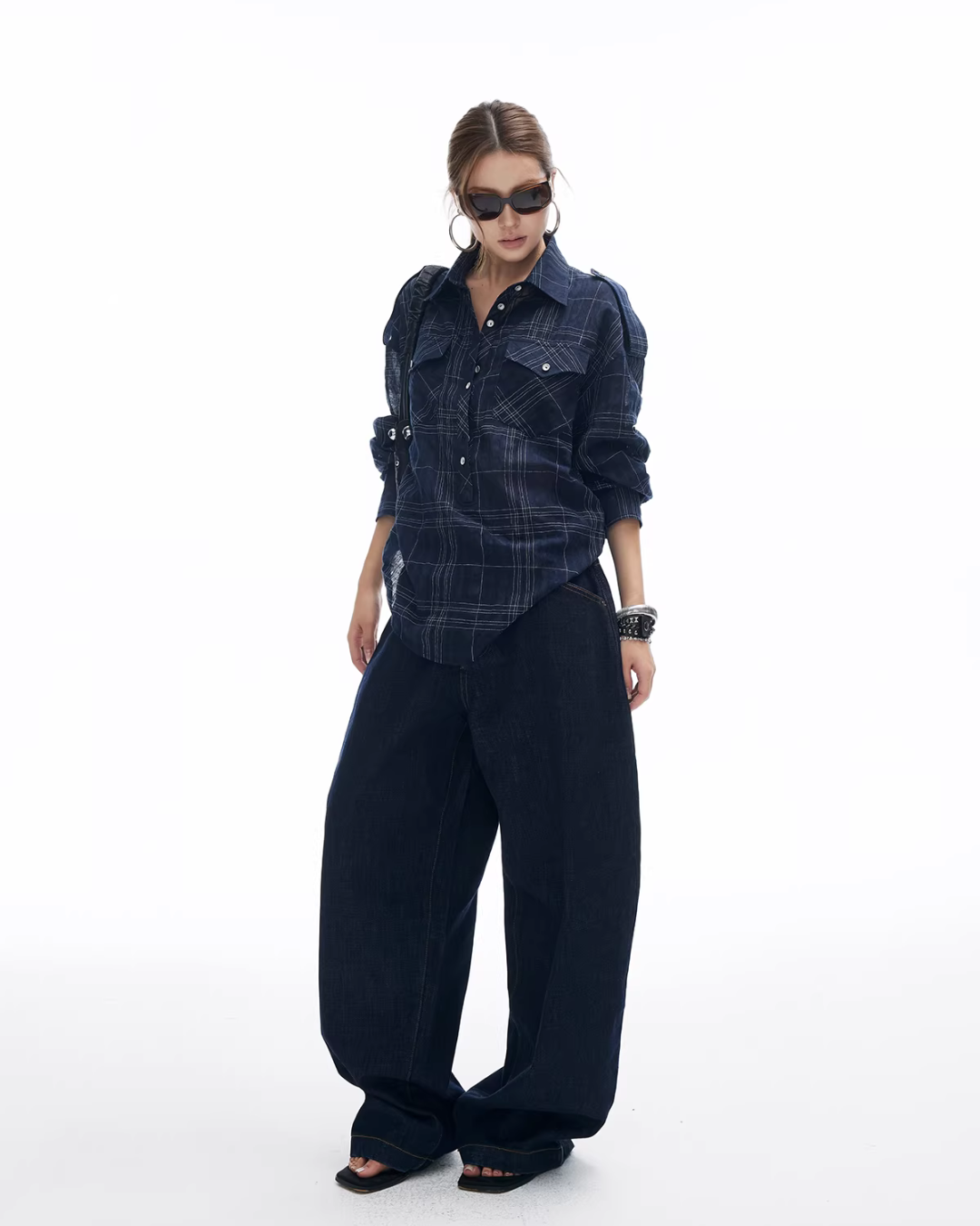 Paid Loose Long-Sleeve Shirt IMX0001