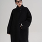 Mock Neck Long Coat SRS0413