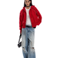 Studded Hooded Zip-Up Jacket ZTS0017