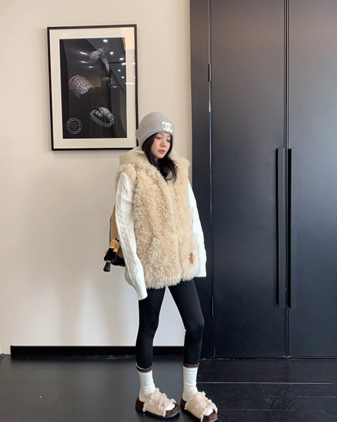 Fluffy Fur Vest YLS1008
