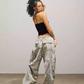 Camouflage Strap Pocket Cargo Pants SMD0002