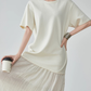 Sheer Pleated Docking Dress FER0165