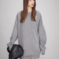 Sheep Wool Pullover Knit Top / Waist Short Skirt TEO0004