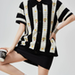 Retro Short-Sleeve Knit Shirt FER0145