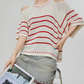 Open-Shoulder Summer Knit FER0268