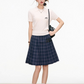Polo Knit Top / Paid Pleated Skirt WEO0027