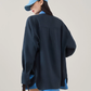 Color-Block Layered Oversized Shirt FER0072