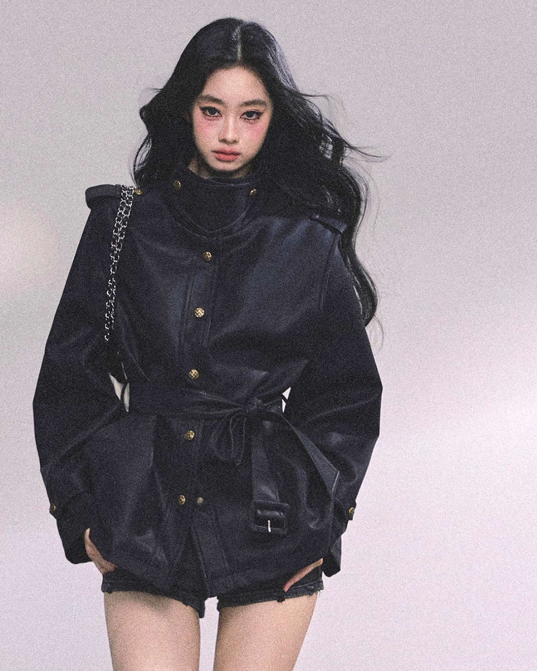 Retro Oversized Leather Jacket LAS0048