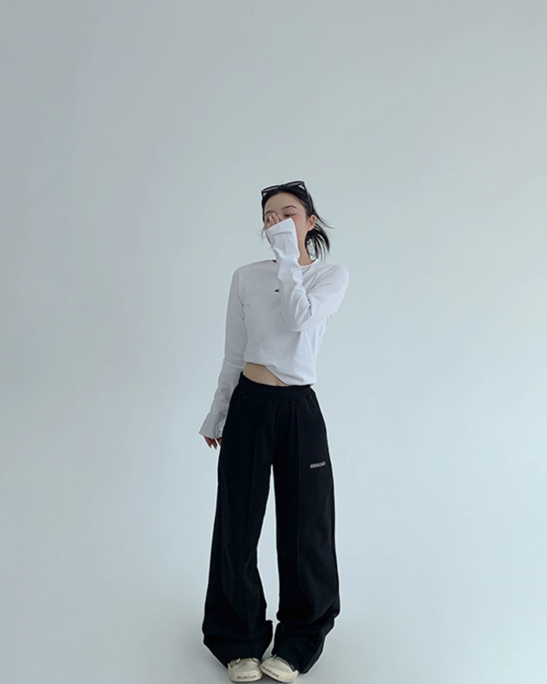 Drape Casual Wide Pants  YLS0948