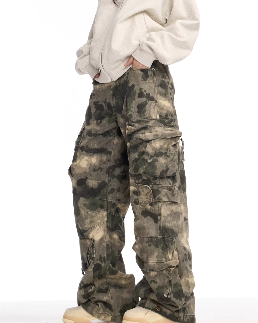 Camouflage Pattern Cargo Pants ONP0009