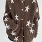 Star Patterned Knit Cardigan YLS1002