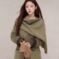 Scarf Collar Wool Coat WDB0004