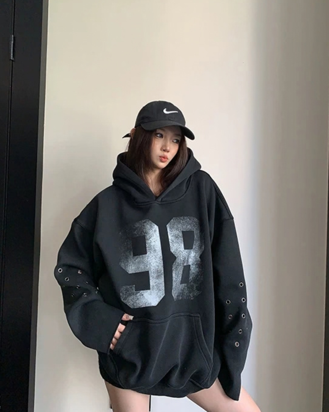Number Logo Fleece Hoodie YLS1043