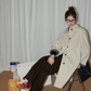 Paid Collar Long Coat RLZ0017