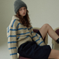 Border Polo Knit Top RLZ0005