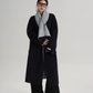 Scarf Collarless Coat SRS0412
