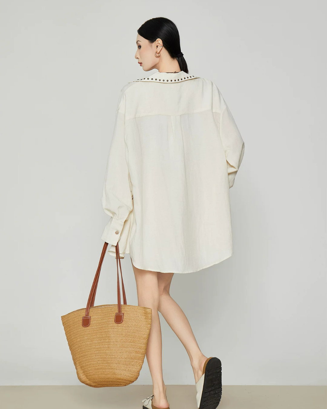 Floral Rope Embroidery Shirt / Short Pants FER0389