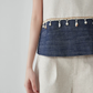 Bejeweled Fringe Sleeveless Top / Half Pants FER0283